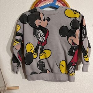 zara mickey sweater